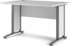 Kancelářský psací stůl Office 403/437 bílá/silver grey