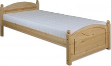 Masivní postel KL-126, 80x200, borovice, výběr moření