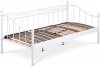 Kovová postel BED-1905 WT, 90x200, bílá