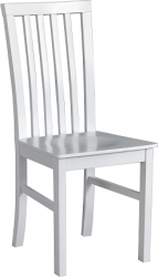 MIA 1D (MILANO 1D)- jídelní židle celodřevěná Bílá  -kolekce "DRE"  (K150-Z)