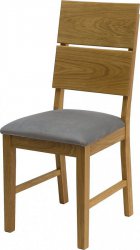 Židle KARLA dubová čalouněná Z55
