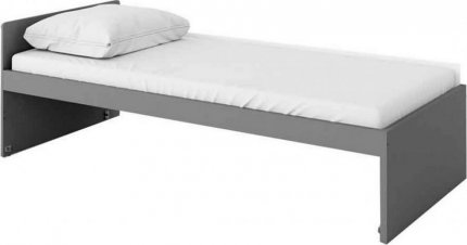 Dětská postel POK II PO-13, 90x200, horní, šedá