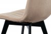 Jídelní židle CT-617 CRM4, krémová sametová látka/černé dřevo