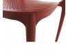 Stohovatelná jídelní židle FEDRA červená
