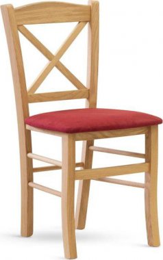 Dřevěná jídelní židle CLAYTON dub látka