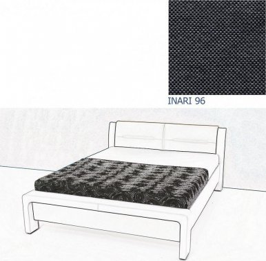 Čalouněná postel AVA CHELLO 160x200, INARI 96