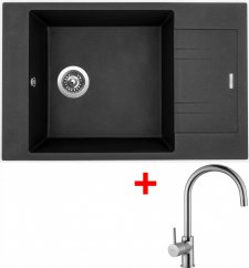 Sinks VARIO 780 Metalblack+Vitalia lesklá - VA74VICL