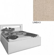 Čalouněná postel AVA LERYN 160x200, s úložným prostorem, LINEA 3