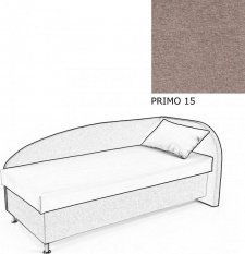 Čalouněná postel AVA NAVI, s úložným prostorem, 90x200, pravá, PRIMO 15