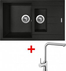 Sinks AMANDA 780.1 Metalblack+ELKA - AM780174ELCL