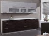 Horní kuchyňská skříňka POSNANIA W80SP výklopná, zebrano světné/sklo