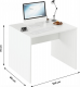 Kancelářský psací stůl RIOMA TYP 12, bílá