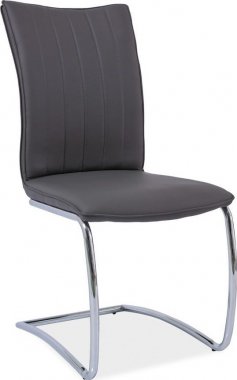 Jídelní čalouněná židle H-455 šedá