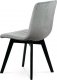 Jídelní židle CT-617 SIL4, stříbrná sametová látka/černé dřevo
