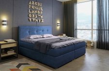 Čalouněná postel SIVARA 180x200, s úložným prostorem, výběr látek