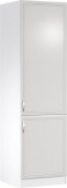Vysoká skříň SICILIA D60ZL pro vestavnou lednici, pravá, bíla/sosna Andersen