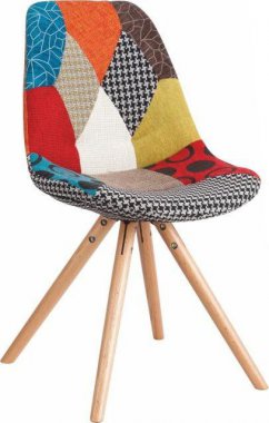 Židle, patchwork / buk, KIMA TYP 1