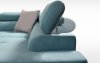 Rohová sedací souprava Dolly, rozkládací s úložným prostorem, pravá, šedá Inari 91/bílá Eko