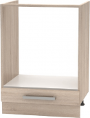 Spodní kuchyňská skříňka NOVA PLUS NOPL-059-0S pro vestavnou troubu, 60, dub sonoma