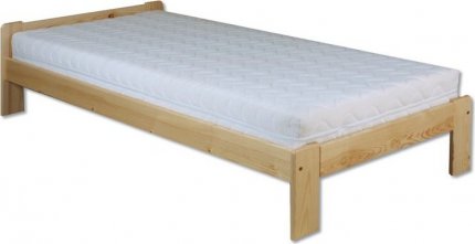 Masivní postel KL-123, 100x200, borovice, výběr moření