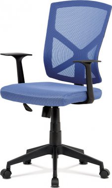 Kancelářská židle KA-H102 BLUE, modrá