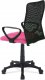 Dětská židle KA-B047 PINK, růžová/černý plast