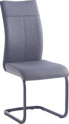 Čalouněná židle COMO černá/šedá
