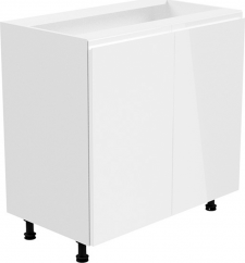Spodní kuchyňská skříňka AURORA D80, bílá lesk