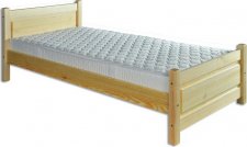 Masivní postel KL-129, 80x200, borovice, výběr moření