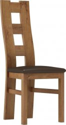Dřevěná jídelní židle TADEÁŠ jasan světlý/Victoria 36