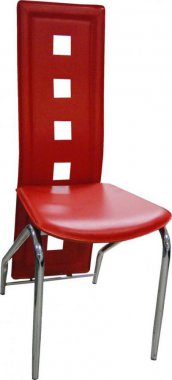 Jídelní židle F-131 červená