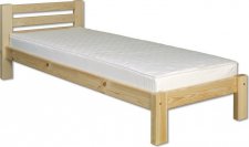 Masivní postel KL-127, 90x200, borovice, výběr moření