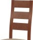 Dřevěná jídelní židle BC-2603 TR3, potah béžový/třešeň