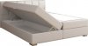 Čalouněná postel RIANA KOMFORT 160x200, s úložným prostorem, světle šedá
