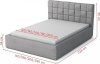 Čalouněná postel VLADAN 160x200, výběr látek