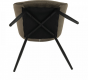 Jídelní židle SARIN, šedohnědá taupe/černý kov