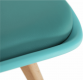 Plastová jídelní židle BALI 2 NEW, mentolová/buk
