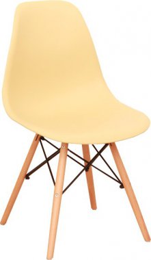 Židle, capuccino-vanilka / buk, CINKLA 2 NEW