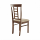 Jídelní židle OLEG NEW, ořech/béžová
