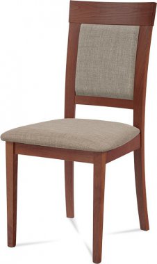 Jídelní židle BC-3960 TR3, třešeň, potah krémový