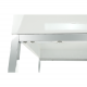 Konferenční stolek LOTTI, bílá lesk/chrom