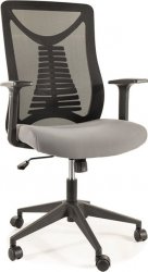 QUADRO 330 - kancelářská židle ČERNÁ/ŠEDÁ  - (OBRQ330CSZ) (S) (K150)NOVINKA