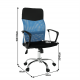 Kancelářská židle TC3-973M 2 NEW, modrá/černá