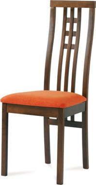 Dřevěná jídelní židle BC-12481 WAL, ořech BEZ SEDÁKU