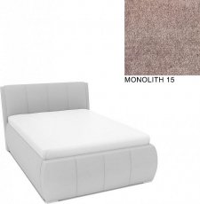 Čalouněná postel AVA EAMON UP s úložný prostorem, 140x200, MONOLITH 15