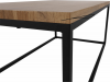 Konferenční stolek BORMO, světlý dub/černý kov