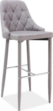 Barová židle TRIX H-1, šedá
