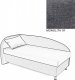 Čalouněná postel AVA NAVI, s úložným prostorem, 120x200, levá, MONOLITH 97