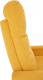 Relaxační polohovací křeslo TURNER, žlutá