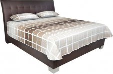 Čalouněná postel Sára 180x200, s úložným prostorem, Brown/Duo